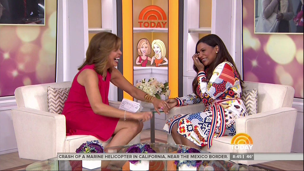 Mindy Kaling, Hoda Kotb Mindy Kaling, Hoda Kotb